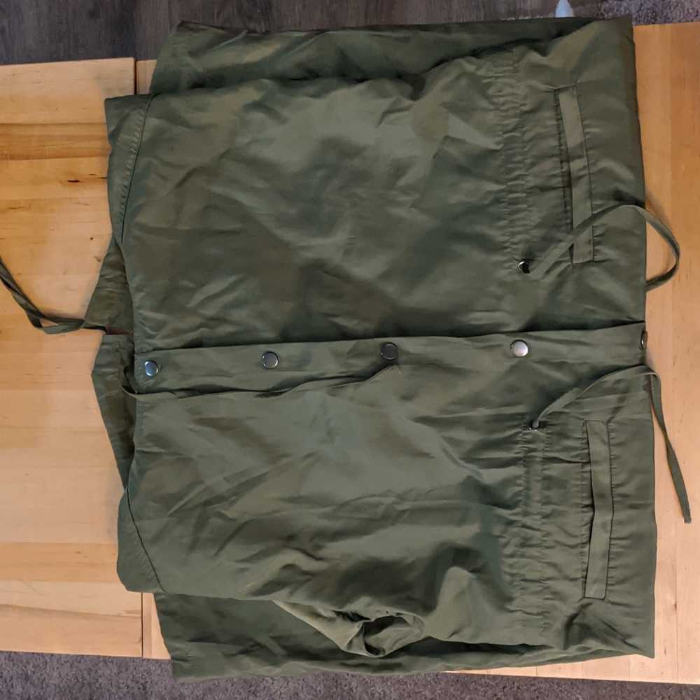 Green Rain Coat
